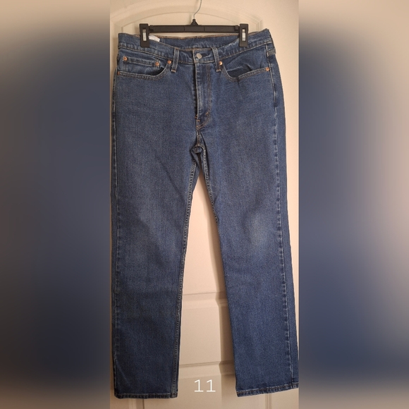 Levi stratus & co. 514 straight fit strech jeans w34 L32 casual office travel - Picture 2 of 15